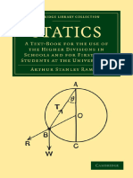 Statics - A Text-Book For The Use of The Higher Divisions in Schools and For First Year Students