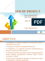 Curs Manager Proiectie MG25