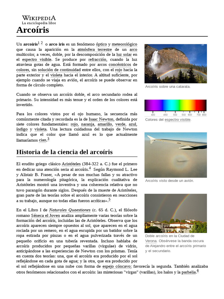 Arcoíris | PDF | Arco iris | Ligero