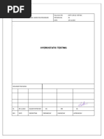 Hydrotest Procedure C 6 23