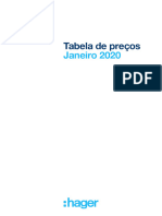 Tabela Precos Hager 2020 - Ar