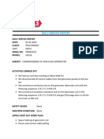 Daily Service Report For Gen 6 Commissioning For 05-03-2024