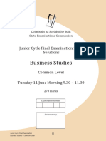 Junior Cycle Final Examination Business Studies - Common Level