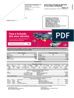 Nota Fiscal Fatura de Serviços #DA FATURA: 23209875555 Página 1/2