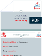 (Lec-15) Java SE (Explicit, Initializers, Constructors)