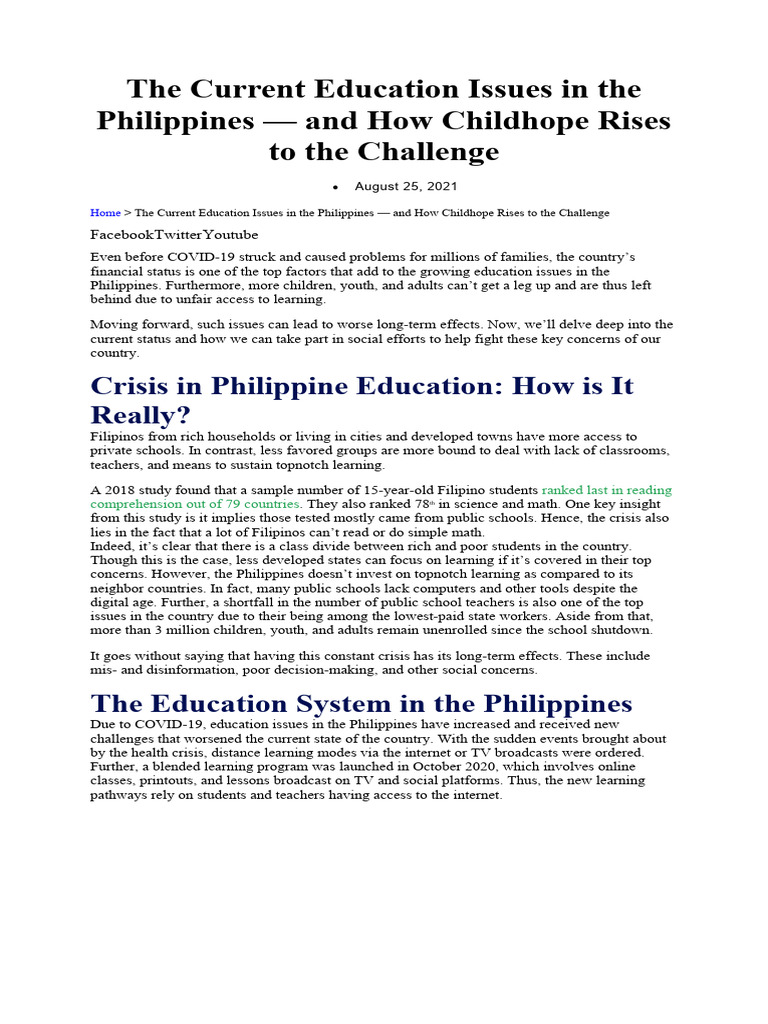 the-current-education-issues-in-the-philippines-and-how-childhope-rises