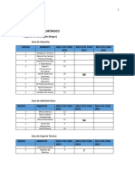 Programa de Áreas para Un Hospital Infantil