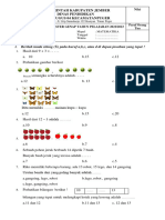 Soal Matematika Kls 1 Fix