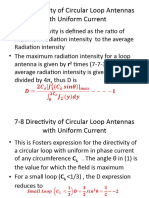 7-8 Directivity of Circular Loop Antennas With Uniform Current