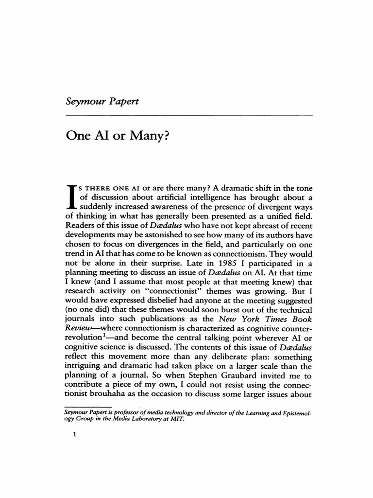 1 one ai or more pdf artificial intelligence intelligence ai