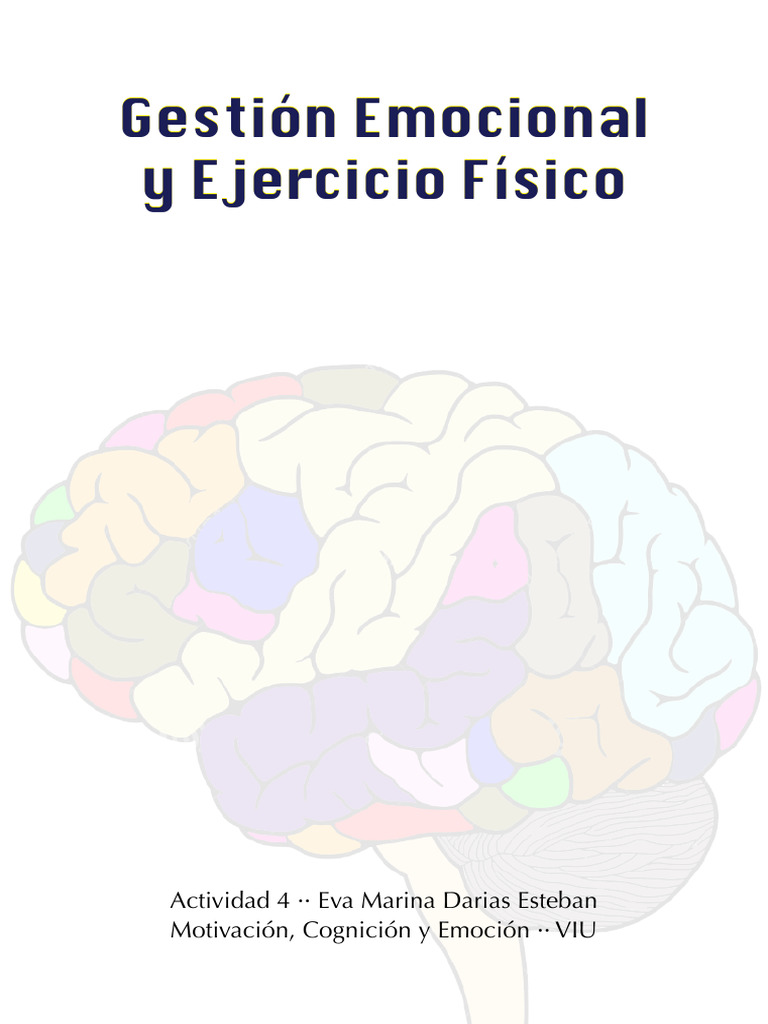 Ejercicio Físico y Gestión Emocional | PDF | Las emociones | Trastorno ...