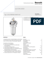 Inline Filter RD - 51448 Typ 110LEN0040 Bis 0400, 110LE0130, 0150