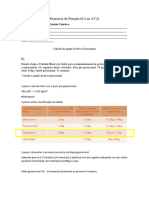 Exercicio de Fixação - Nutrição e Saúde Coletiva