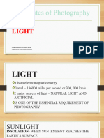 Light - Requisites of Photography