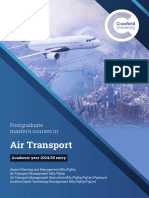 Cranfield Air Transport Course Brochure