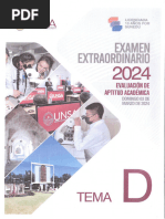 Examen de Admisión Ordinario UNSA Ingeniería I Fase 2026 | PDF