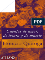 Cuentos de Amor, de Locura y de Muerte (Spanish Edition) - Horacio Quiroga