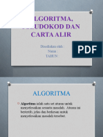 Algoritma, Pseudokod Dan Carta Alir