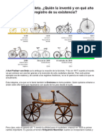 La Historia de La Bicicleta - WeRbikes