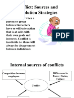 Conflict, Sources and Resolution Strategies