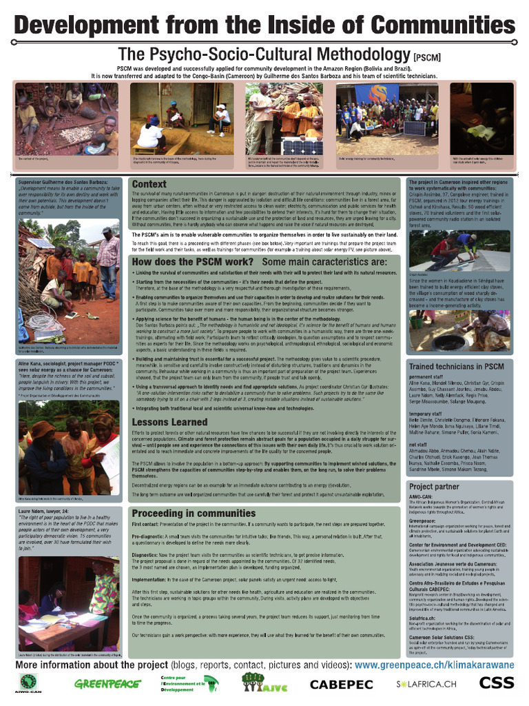 Poster - PSCM - Development From The Inside of Communities | PDF