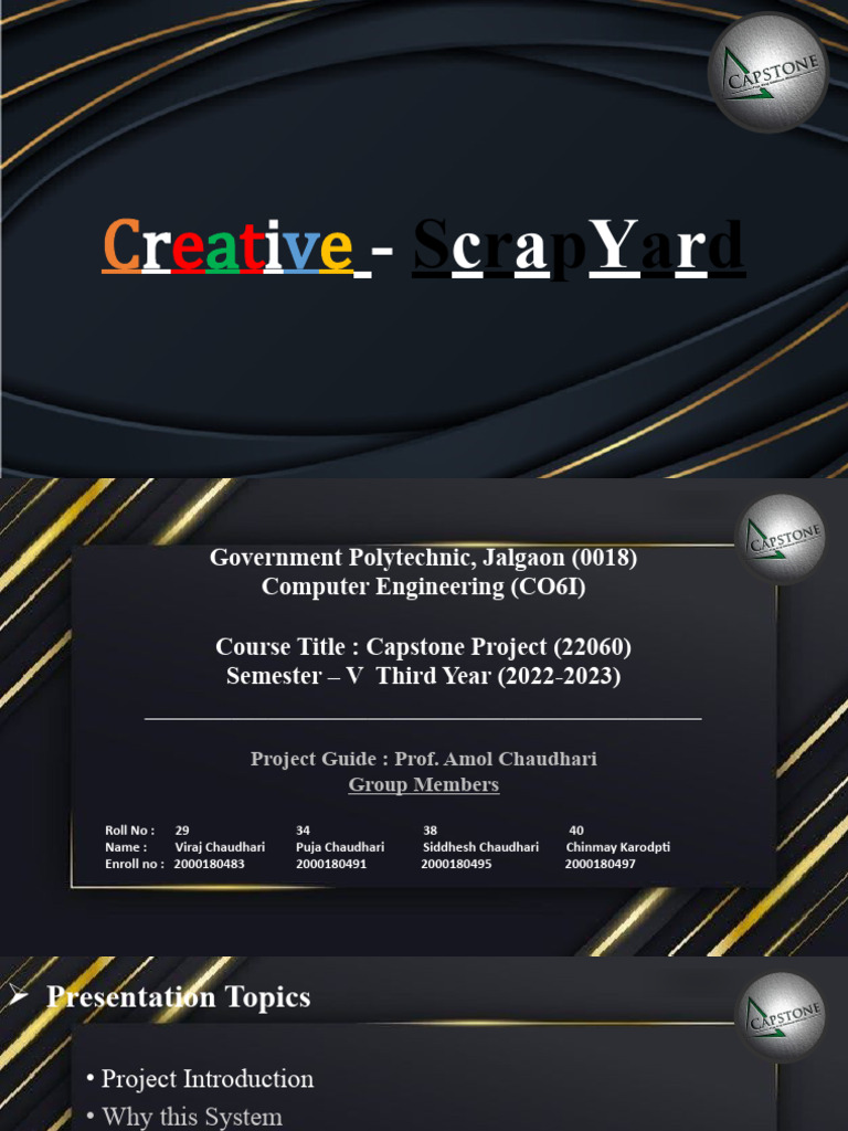 Final Capstone Presentation 2023 | PDF | World Wide Web | Internet & Web