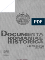 Documenta Romaniae Historica C Transilvania X 1351 1355 1977