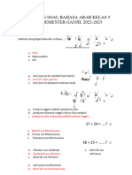 Latihan Soal Bahasa Arab Kelas 3