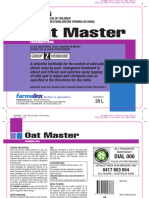 Oat Master 20L - Label