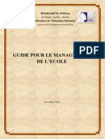 Guide de Management Ecole