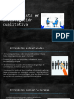 La Entrevista en Investigación Cualitativa