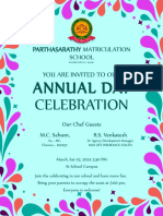 Annual Day Invitation.