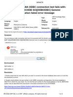SAP HANA ODBC Connection Test Fails With (SAP AG) (LIBODBCHDB SO) (HDBODBC) General Error 10 Authentication Failed Error Message