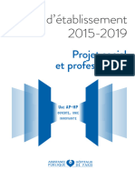 Projetetablissement Socialprofessionnel2015-2019