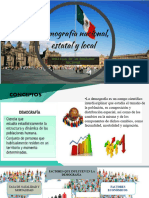 Demografia Nacional Estatal y Local