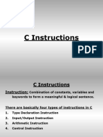 C Instructions