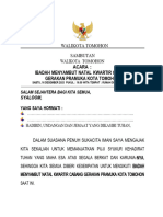 16 Desember 2023 Sambutan Walikota Dalam Ibadah Menyambut Natal Kwartir Cabang Pramuka Tomohon