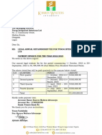 Retainership Invoice For Turog Integrated Solutions LTD 2022-2023