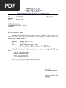 Tugas 1 Balasan Surat B.inggris