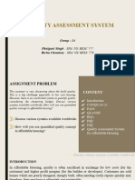 Quality Assessment System