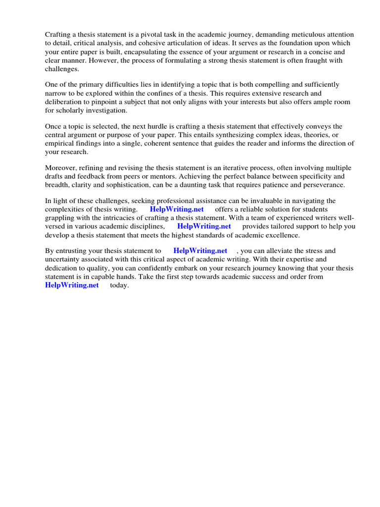 Write Thesis Statement Pdf Essays Thesis