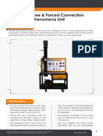 Free Forced Convection Phenomena Unit