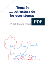 Tema 9 La Estructura de Los Ecosistemas. Completo