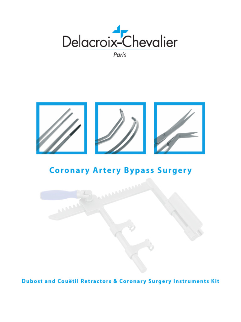 Coronary Bypass Surgery Instruments Kit | PDF | Surgical Suture | Blade