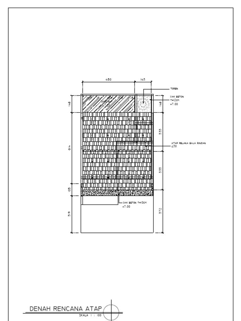 Denah Rencana Atap | PDF
