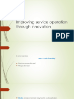 Service Improvement Through Innovation - 2