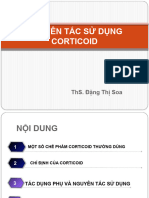 Nguyên Tắc Sử Dụng Corticoid