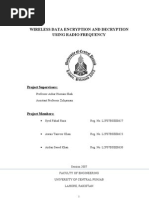 Download wireless data encryption and decryption using radio frequence FINAL YEAR PROJECT OF ELECTRICAL ENGINEERING by syedfahadraza627 SN71113924 doc pdf