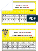 Fichas de Mesa - Segundo Ano B