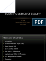 Scientific Method of Enquiry
